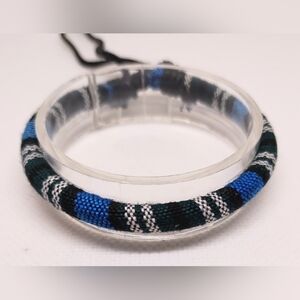 Men's Bracelet Striped Punk New f45